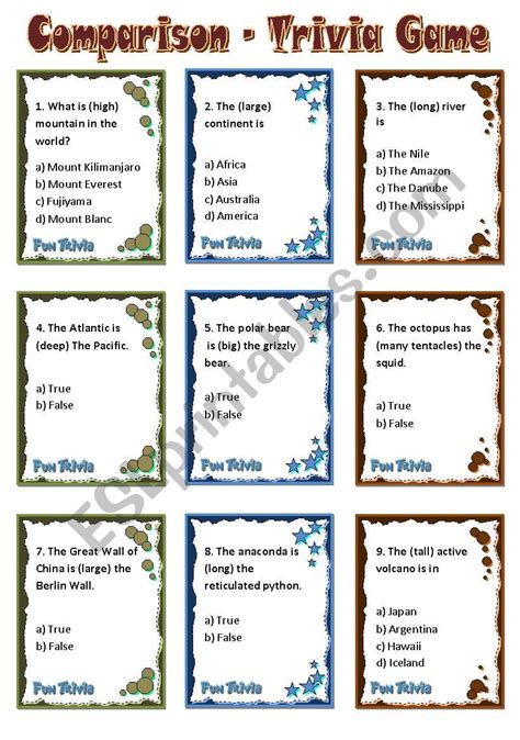 playing card trivia|printable trivia cards.